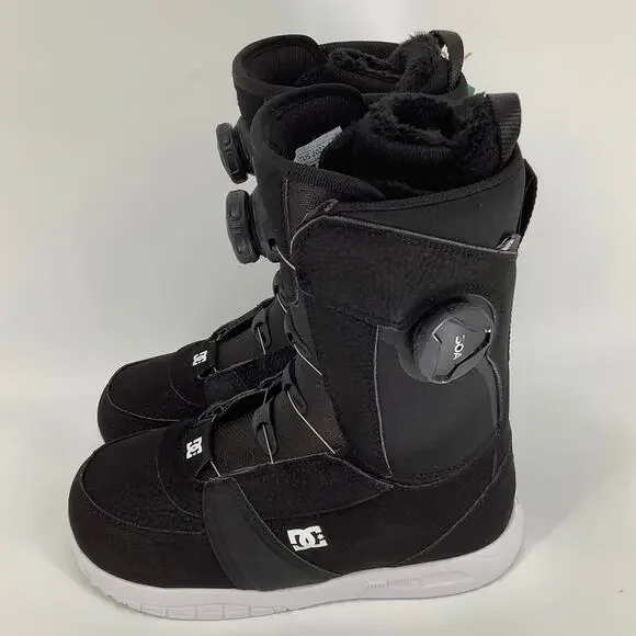 DC Size 5 Black/White Lotus Step On 2024 Snowboard Boots Insulated Boa Fit P20-2 - Picture 3 of 13